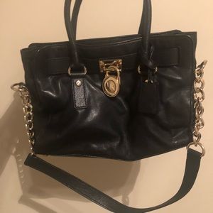 Black Michael Kors medium Hamilton purse